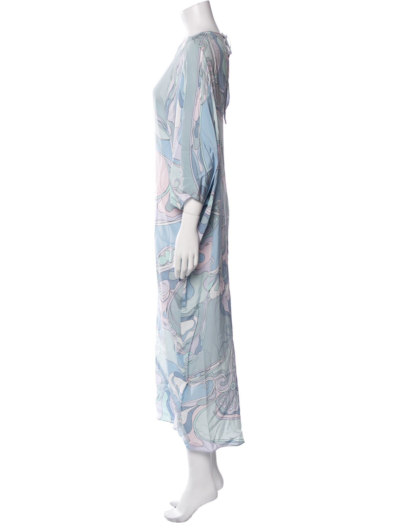 Emilio Pucci Paisley Print Long Dress