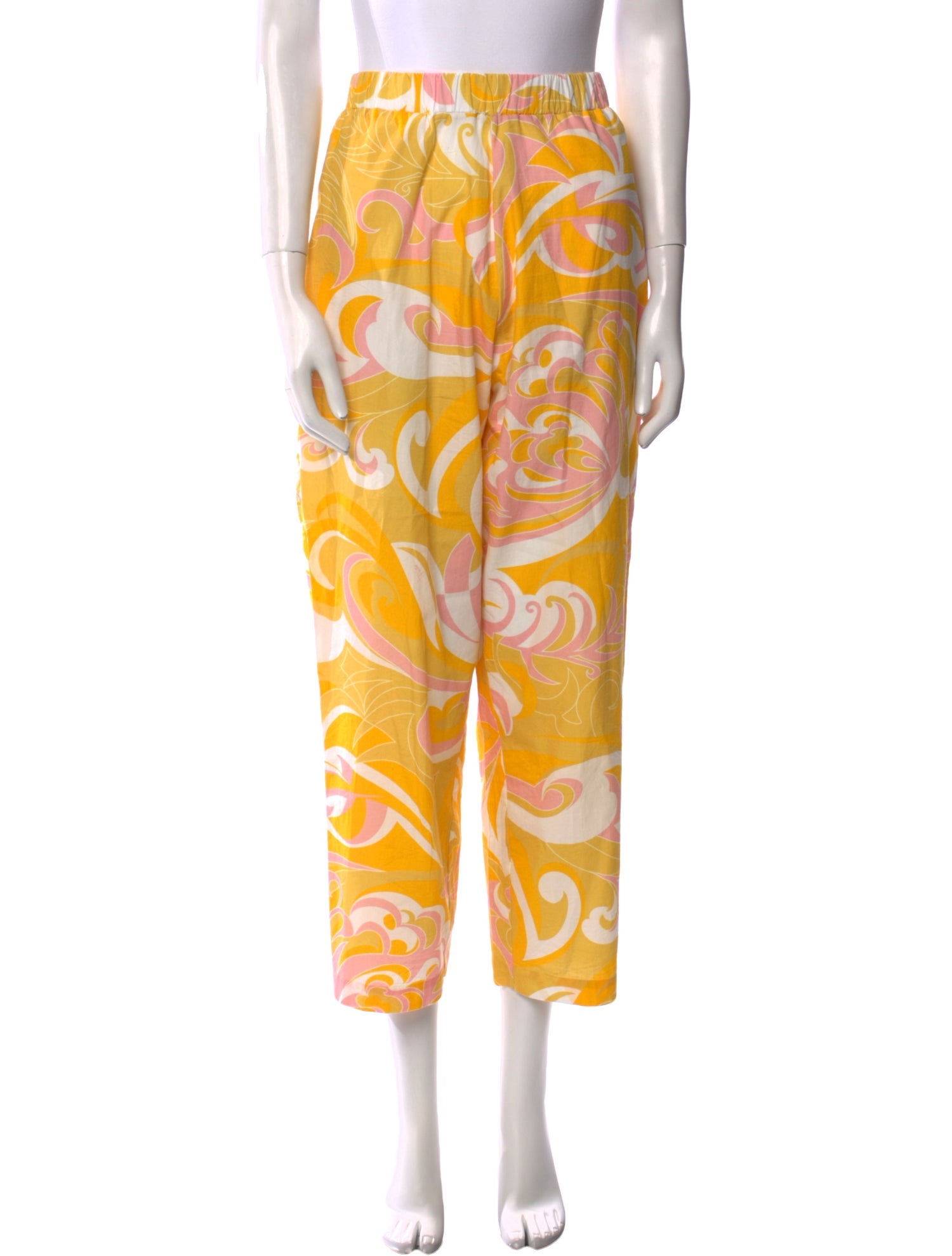 Emilio Pucci Printed Straight Leg Pants