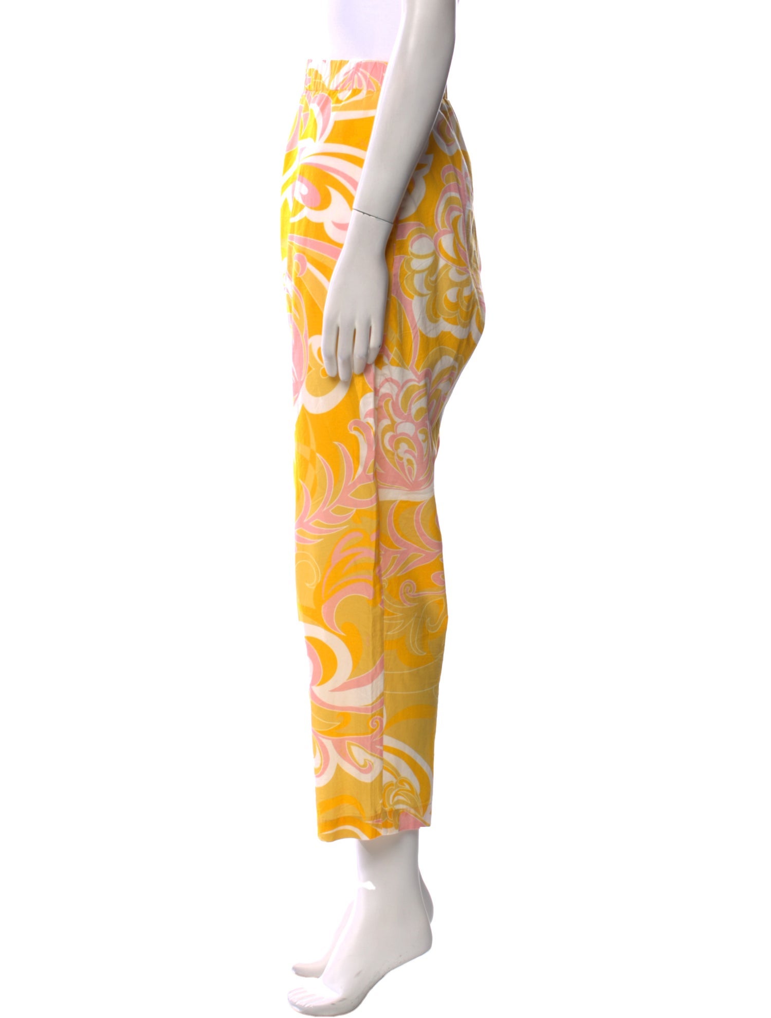 Emilio Pucci Printed Straight Leg Pants