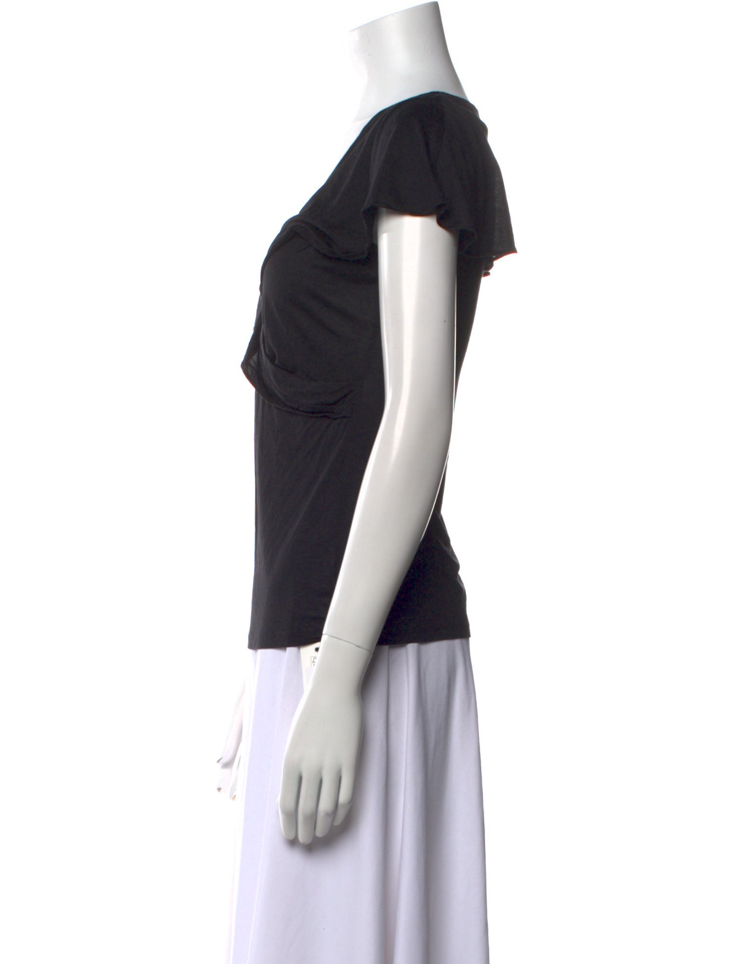 Emilio Pucci V-Neck Short Sleeve Top