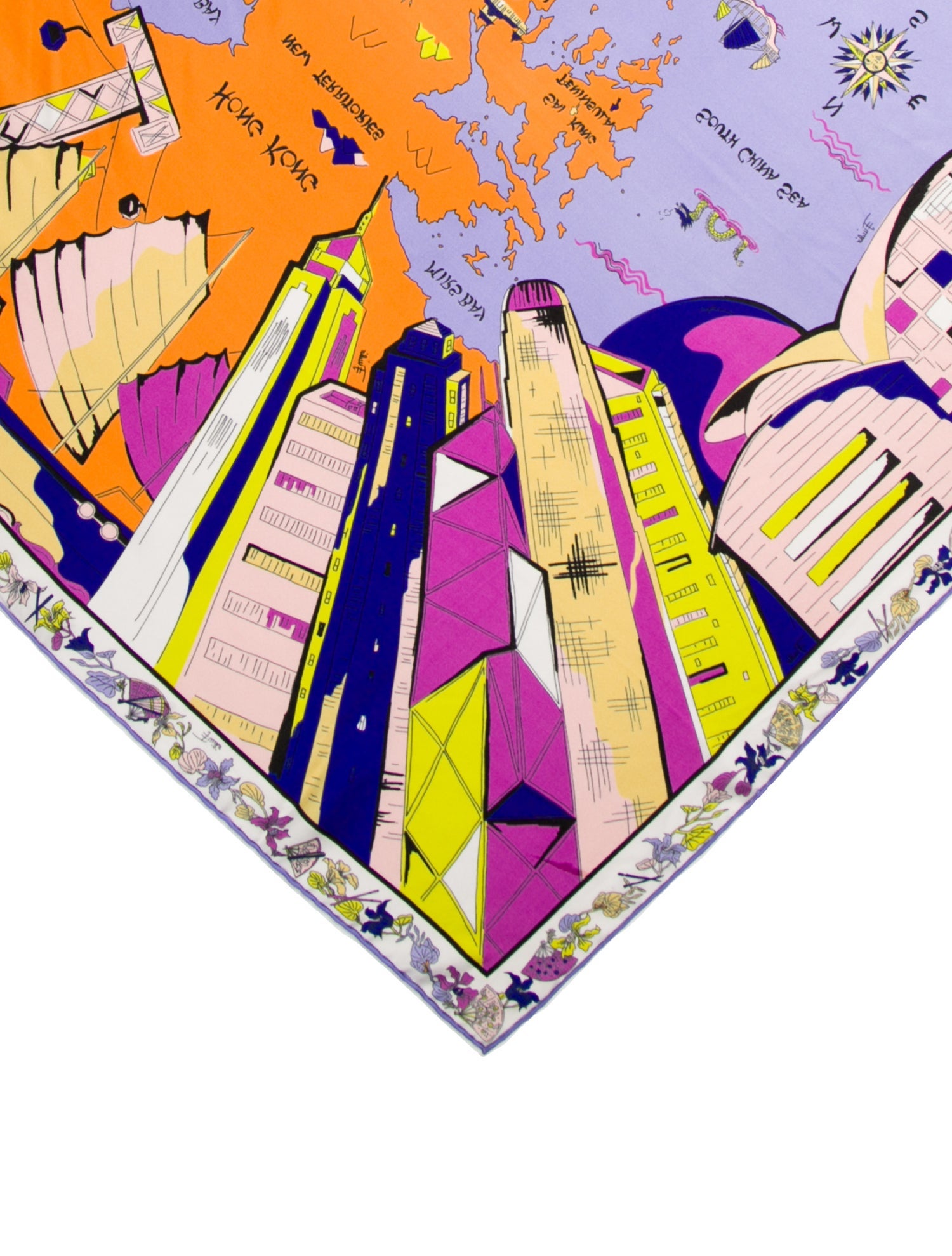 Emilio Pucci Silk Printed Scarf