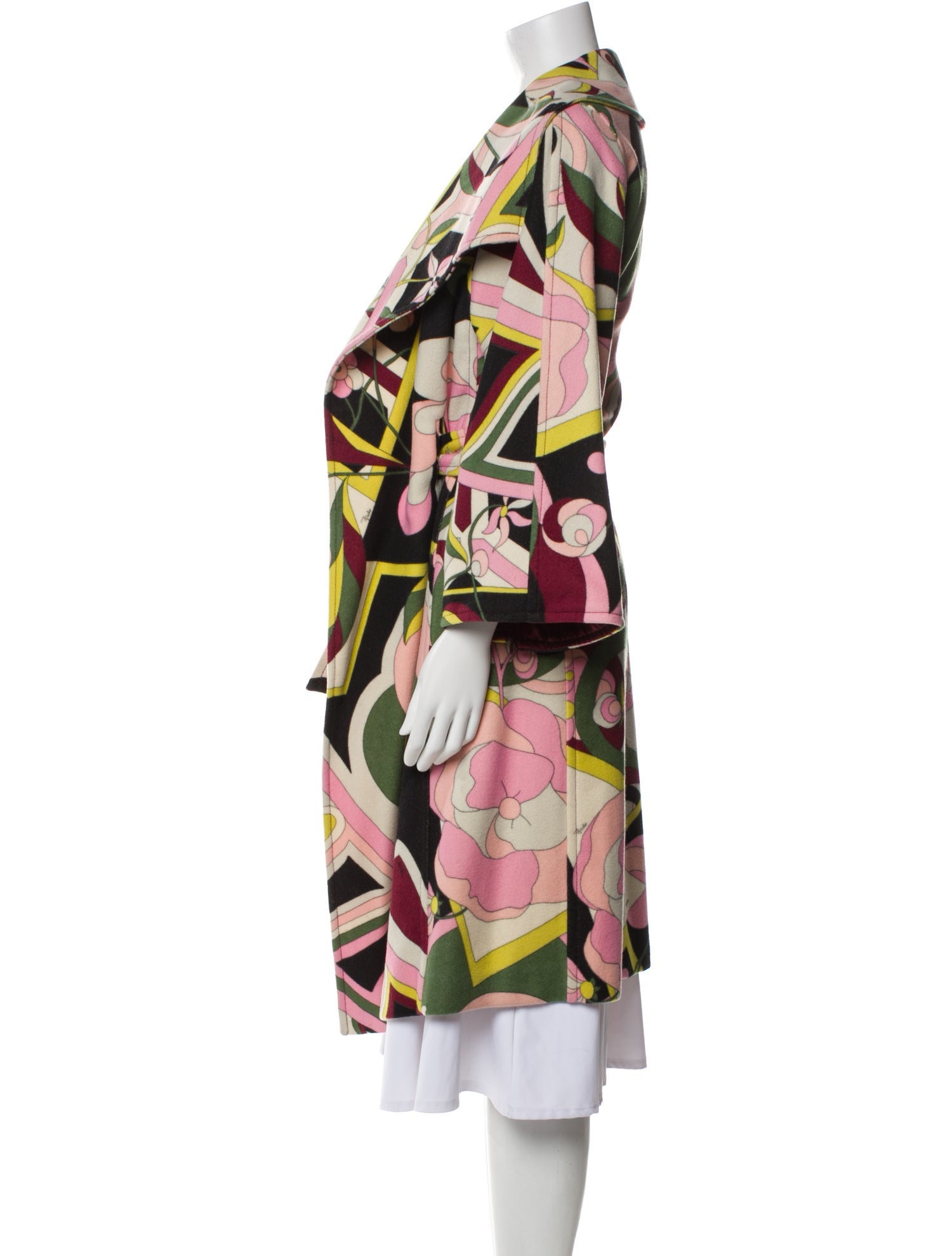 Emilio Pucci Printed Trench Coat