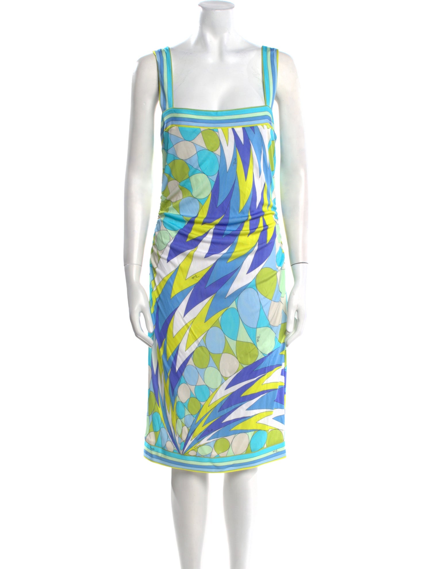 Emilio Pucci Printed Midi Length Dress w/ Tags
