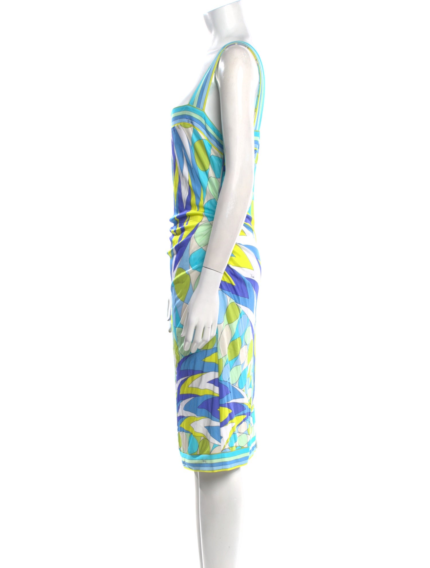 Emilio Pucci Printed Midi Length Dress w/ Tags