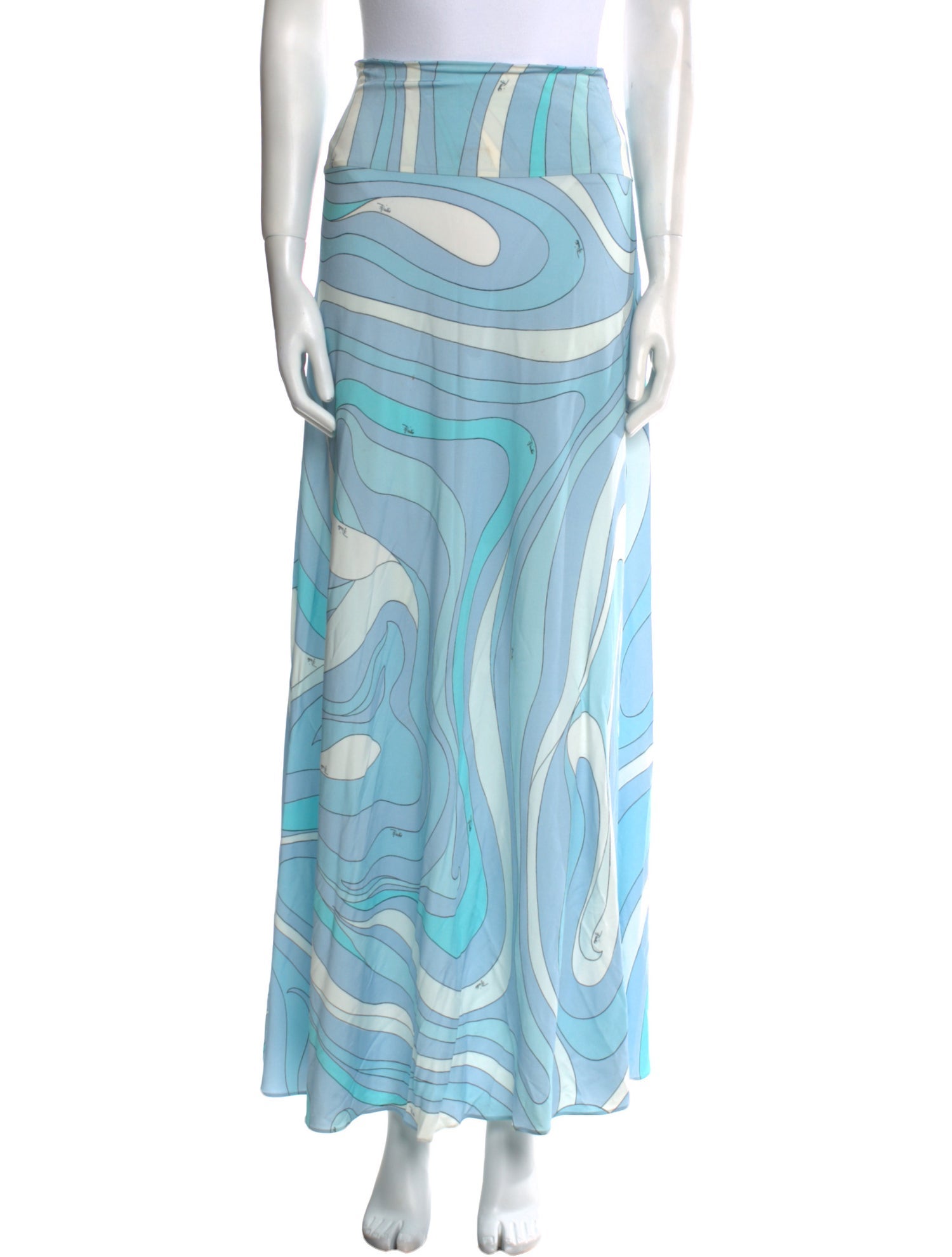 Emilio Pucci Printed Midi Length Skirt