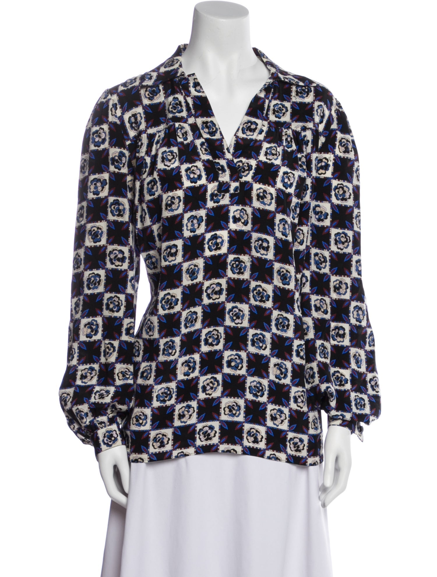 Emilio Pucci Silk Printed Blouse