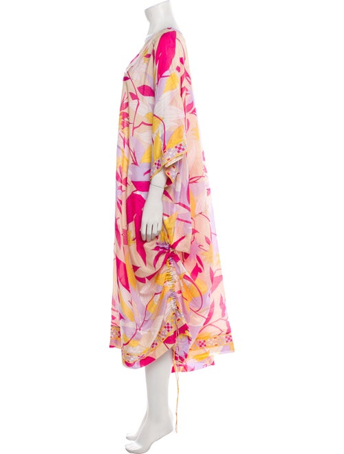 Emilio Pucci Floral Print Midi Length Dress