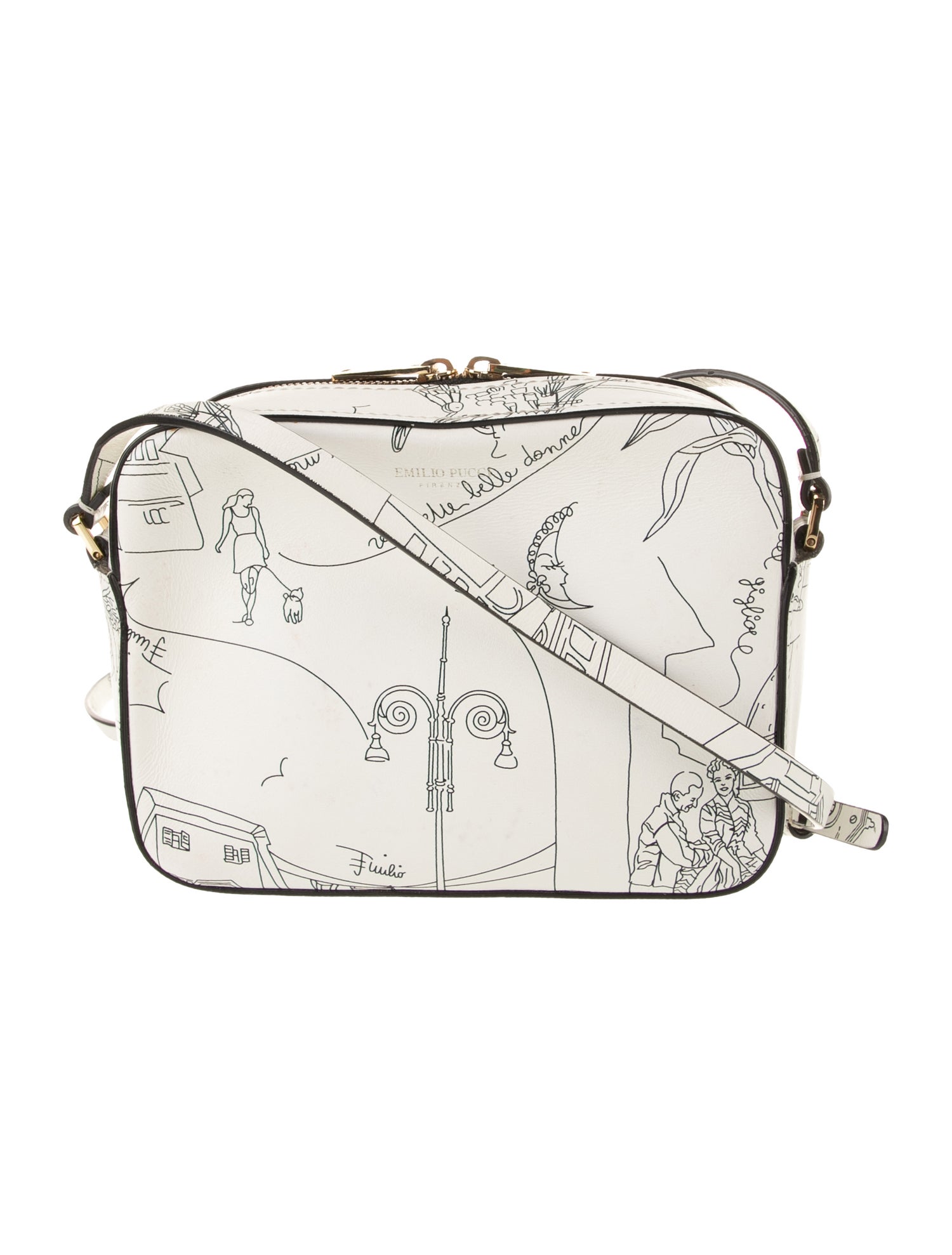 Emilio Pucci Leather Crossbody Bag