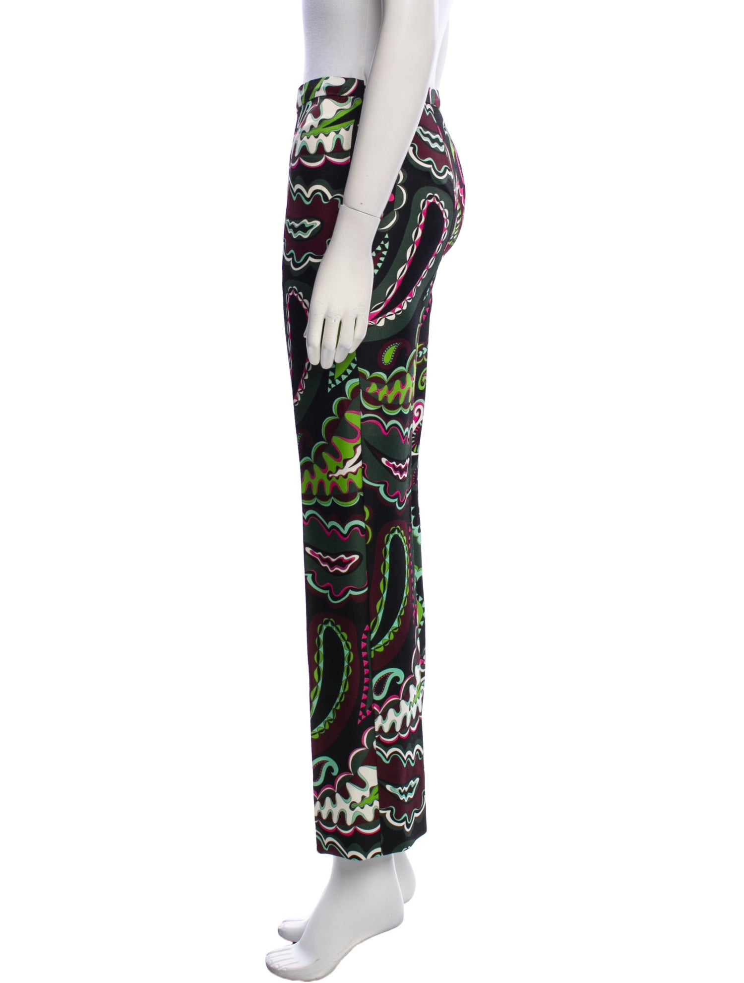 Emilio Pucci Wool Straight Leg Pants