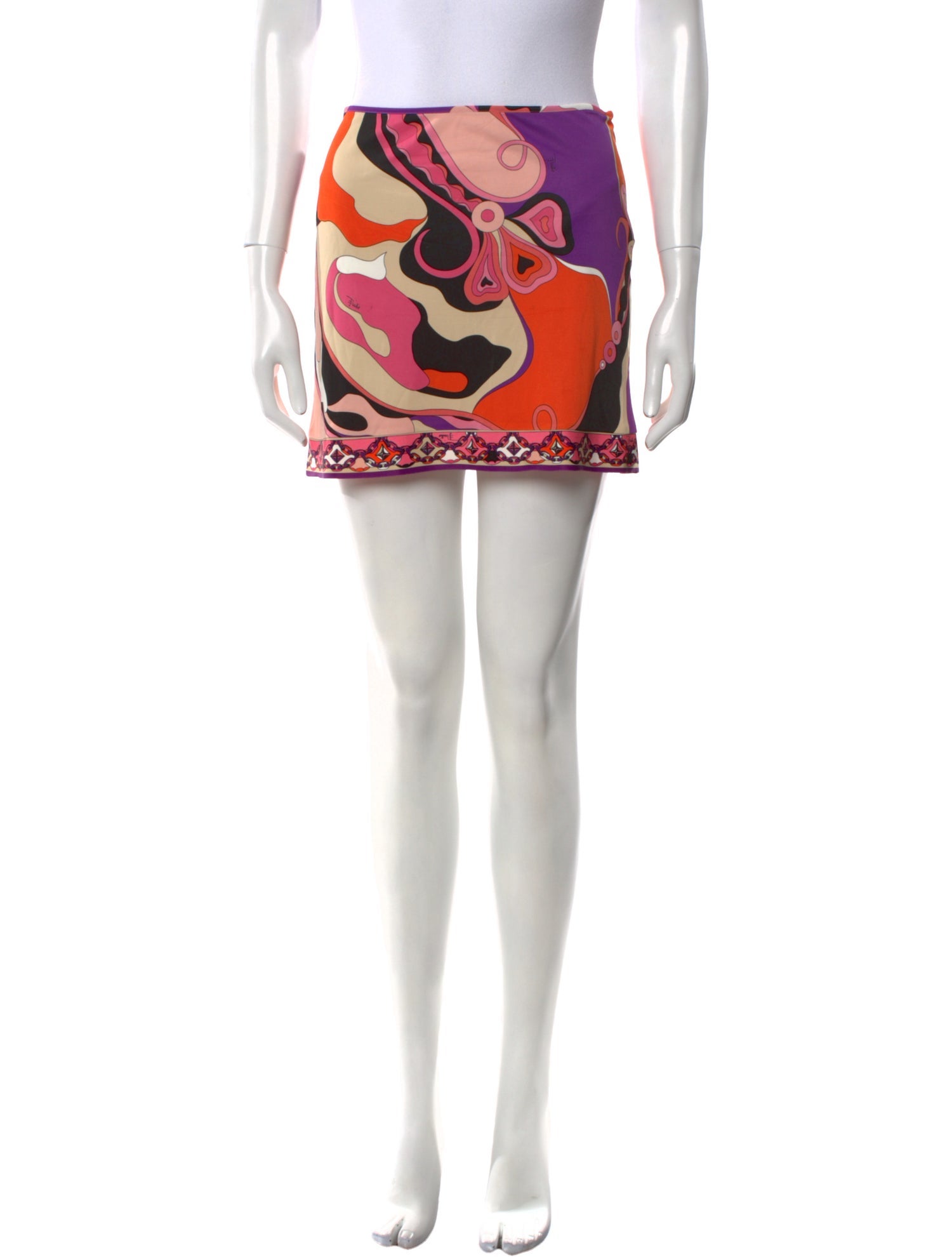Emilio Pucci Printed Mini Skirt