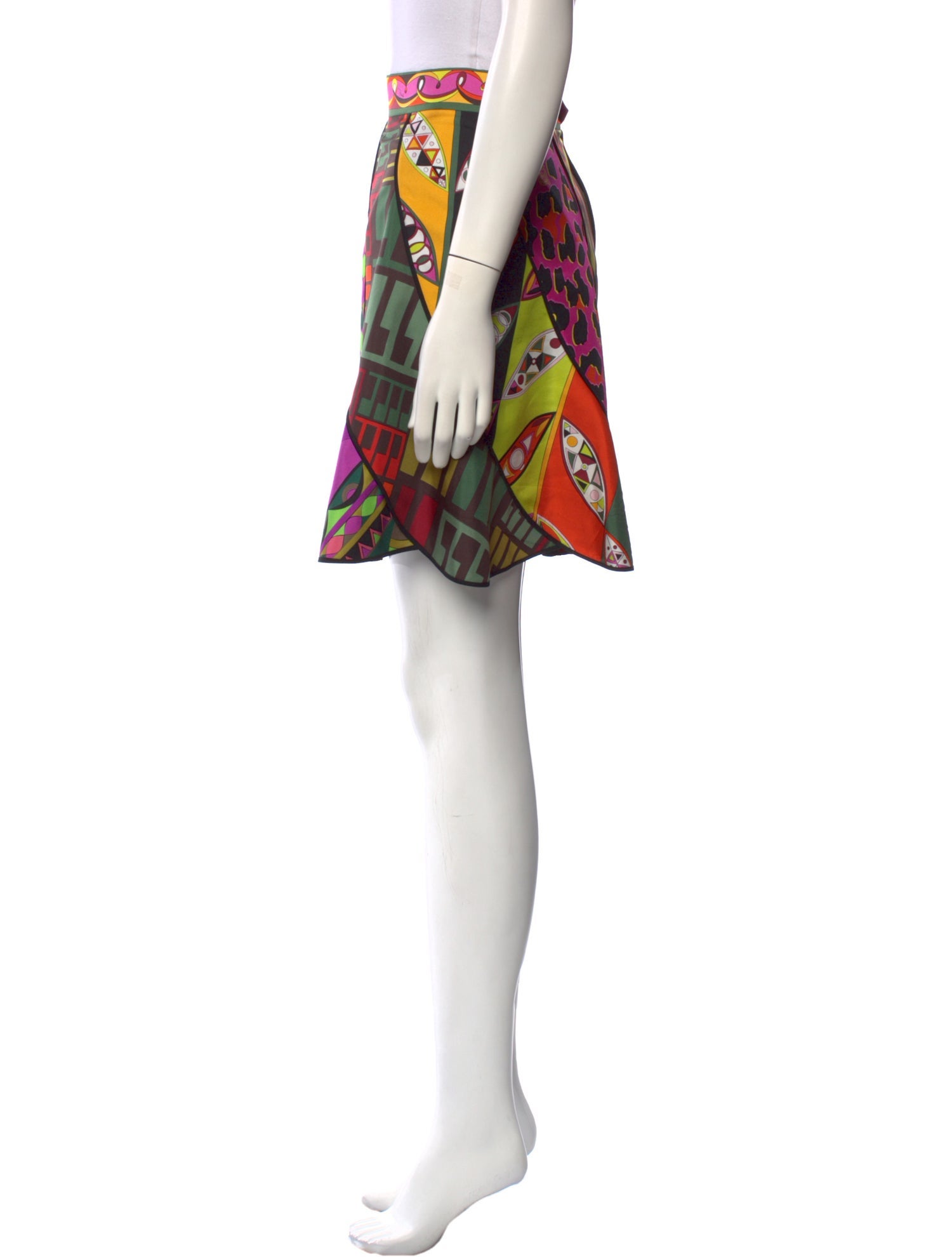 Emilio Pucci Silk Mini Skirt w/ Tags