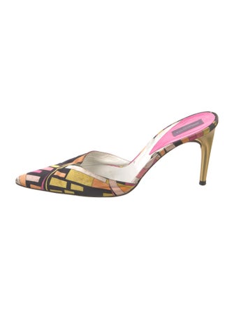 Emilio Pucci Printed Mules