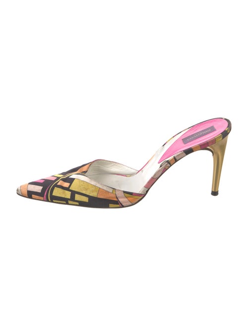 Emilio Pucci Printed Mules