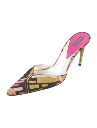 Emilio Pucci Printed Mules