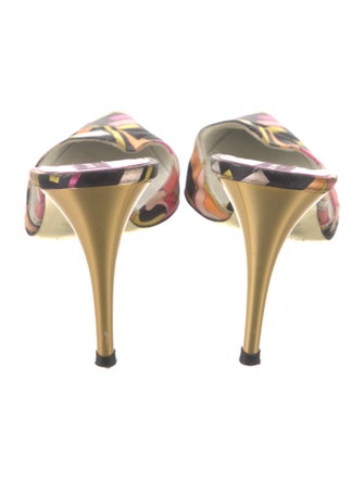 Emilio Pucci Printed Mules