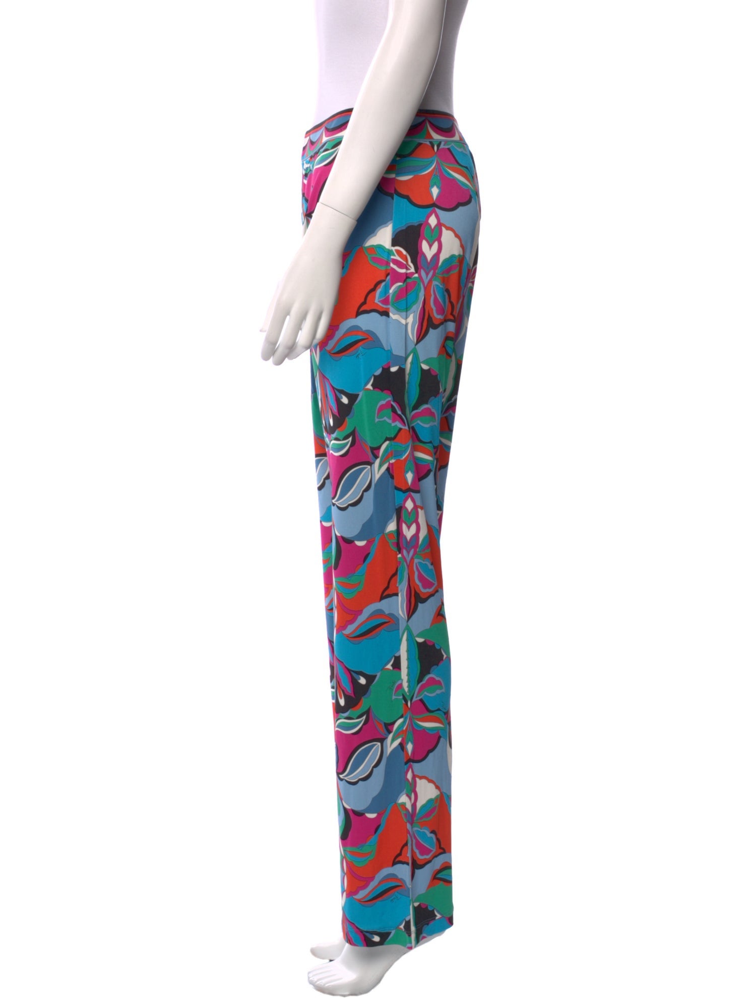 Emilio Pucci Printed Wide Leg Pants