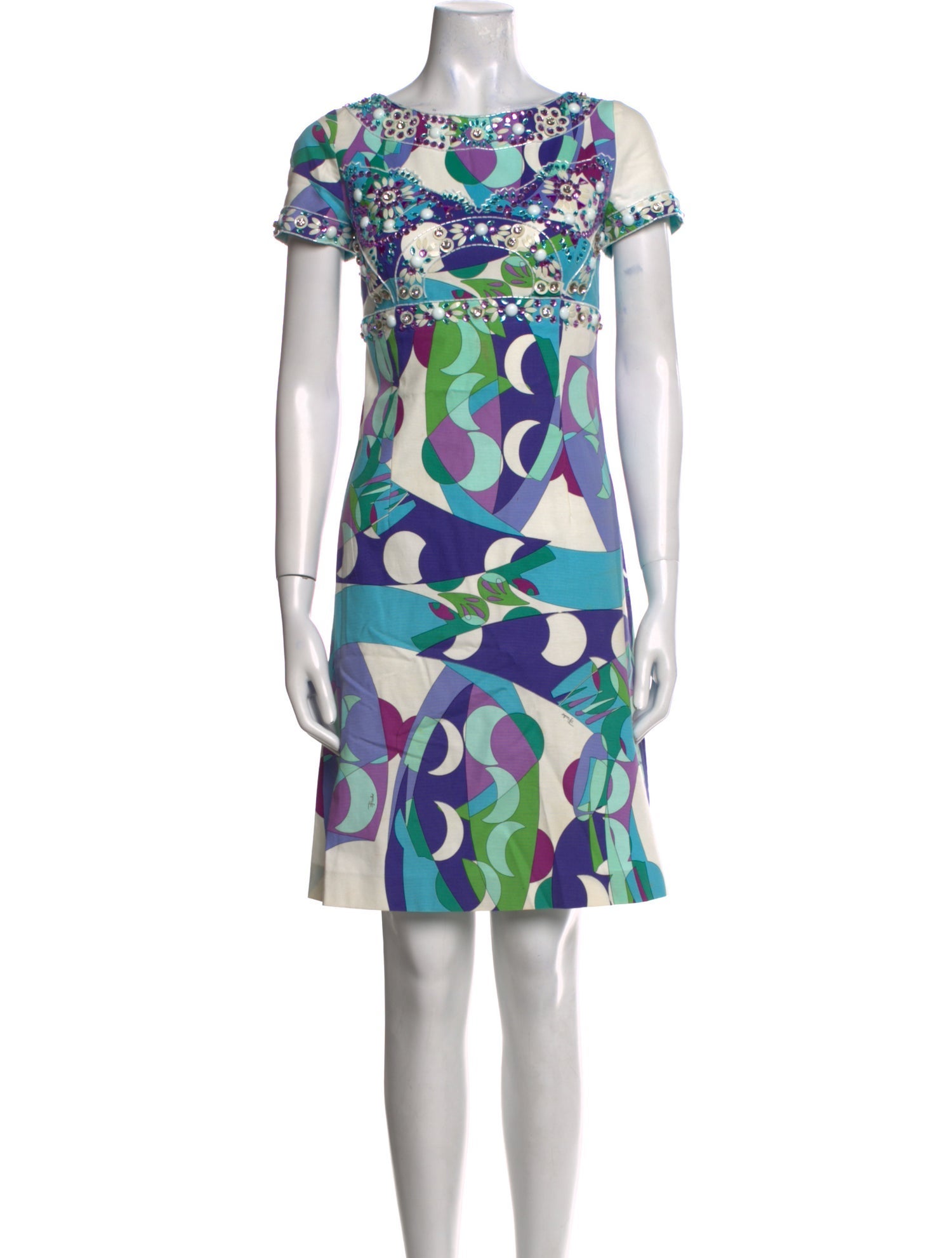 Emilio Pucci Printed Knee-Length Dress
