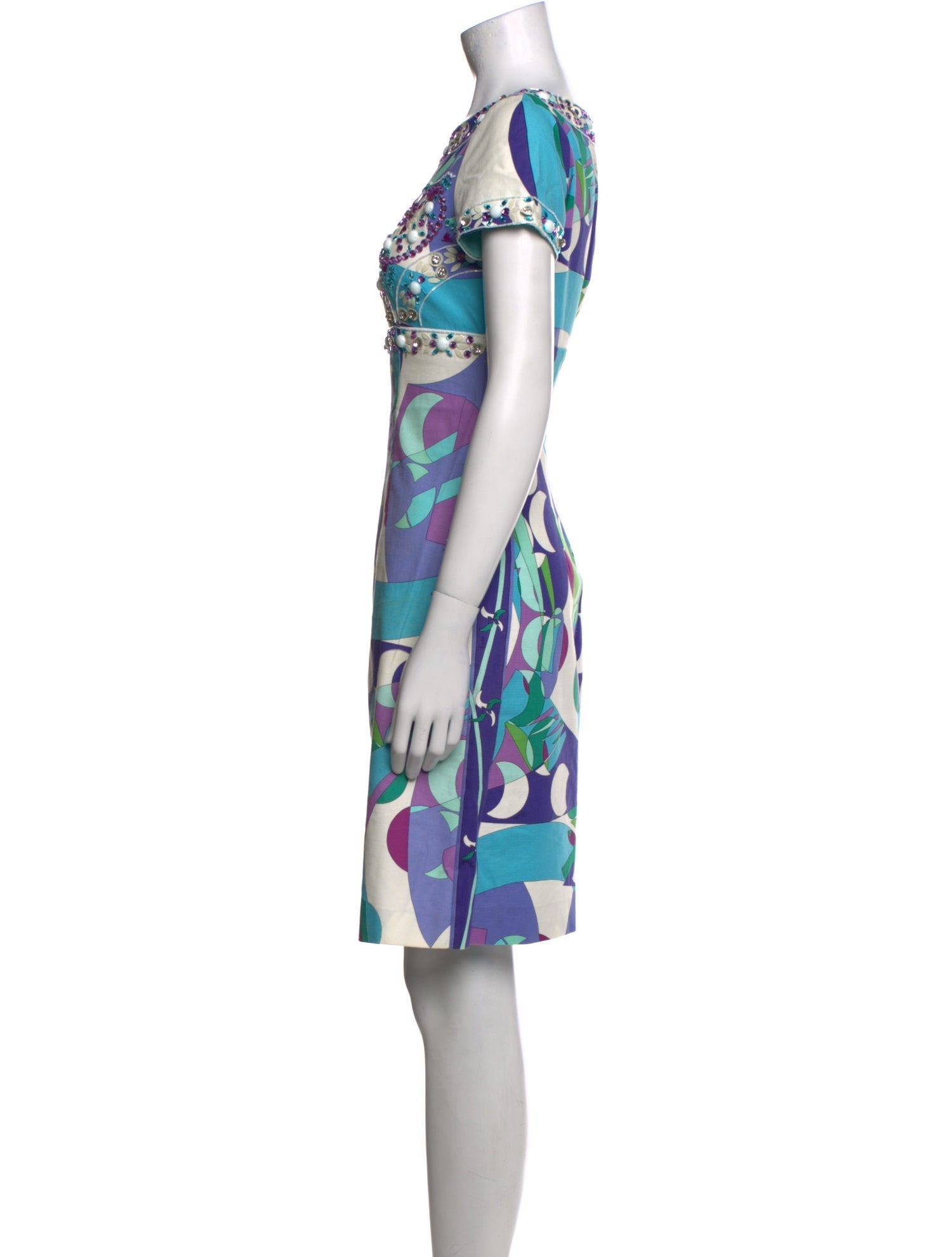 Emilio Pucci Printed Knee-Length Dress