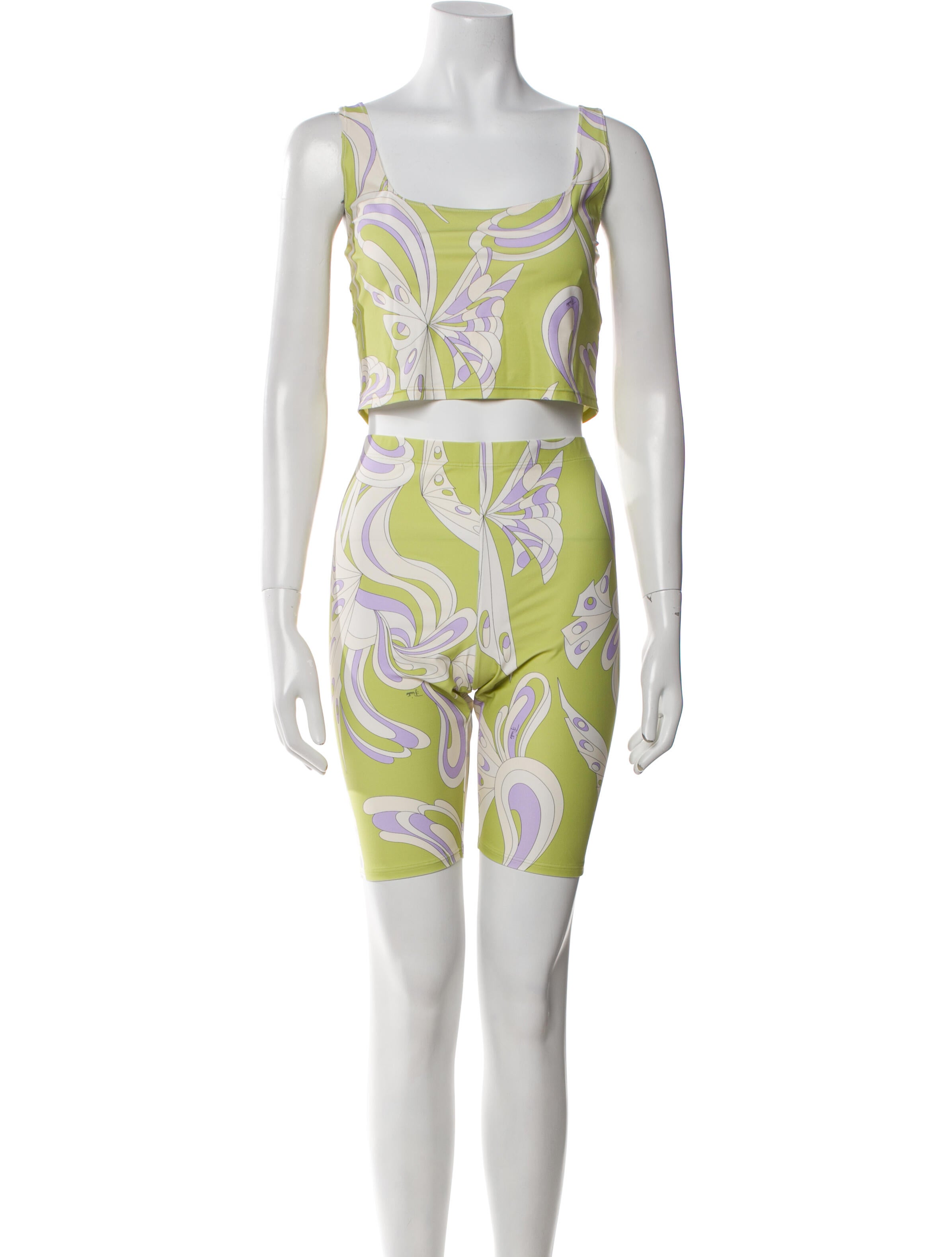 Emilio Pucci Nylon Printed Short Set