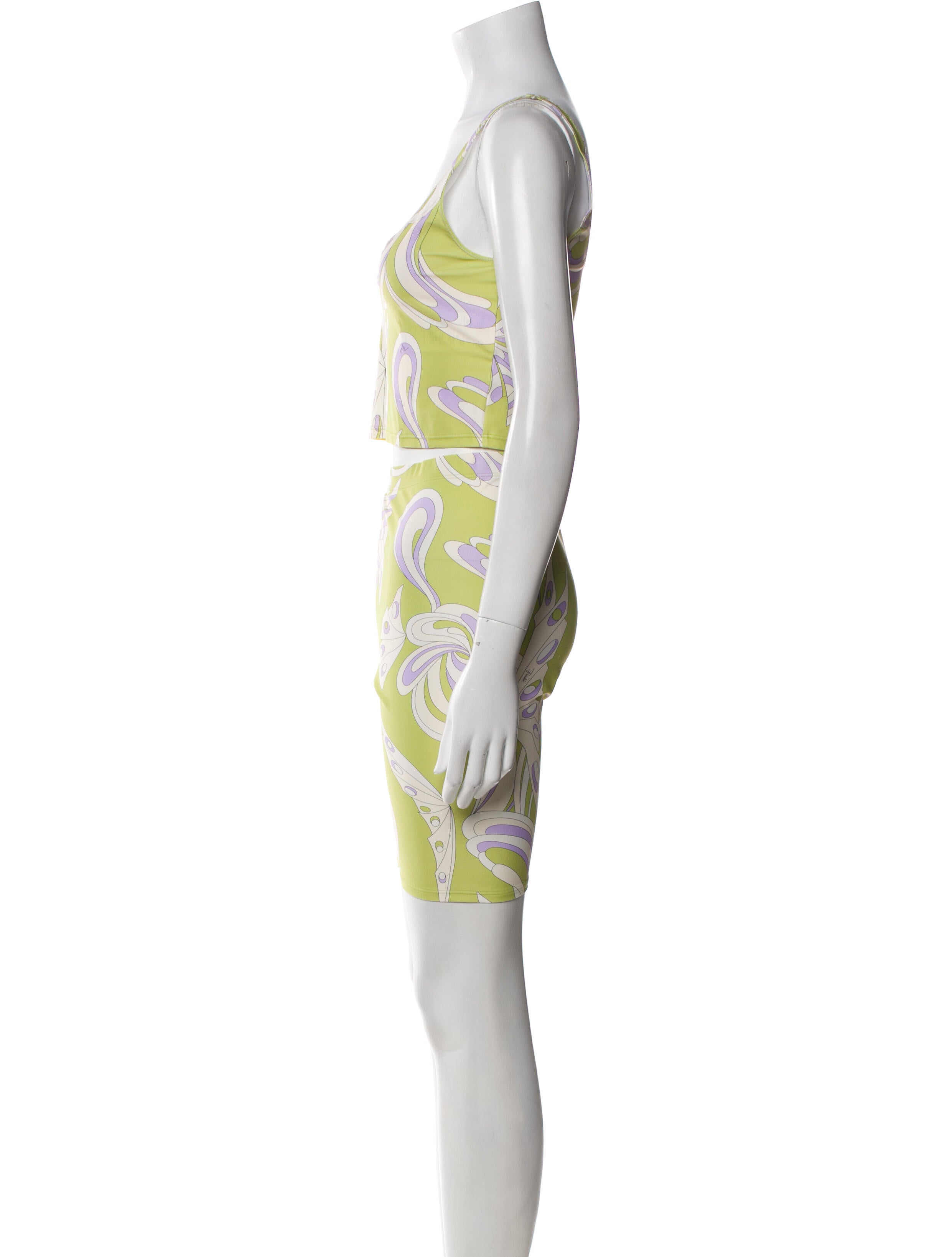 Emilio Pucci Nylon Printed Short Set