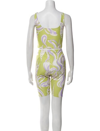 Emilio Pucci Nylon Printed Short Set