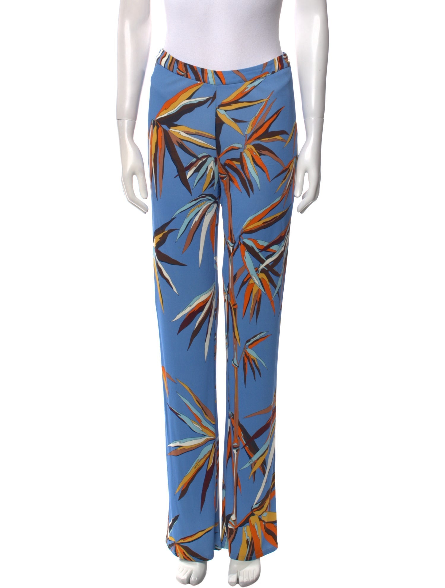 Emilio Pucci Printed Wide Leg Pants