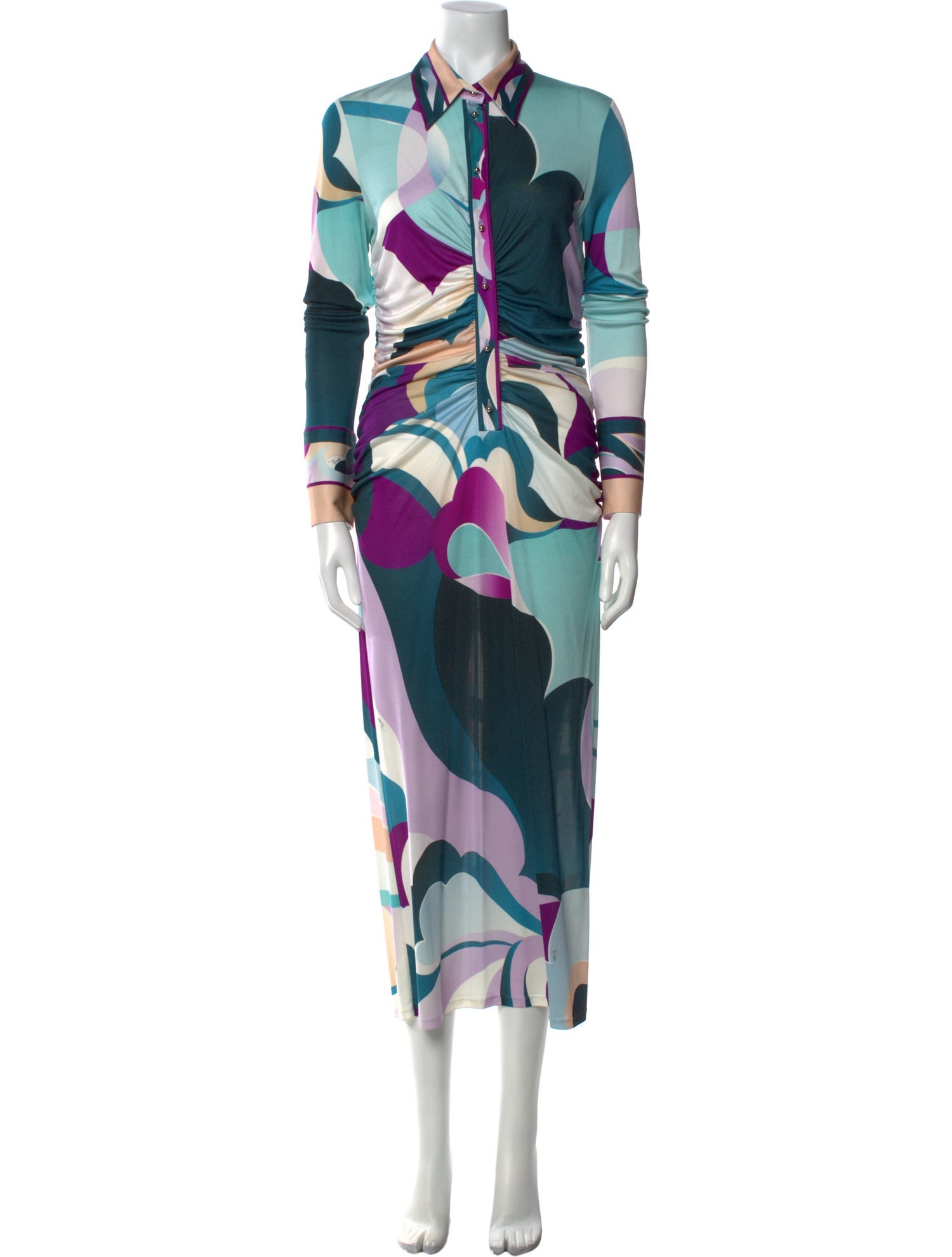 Emilio Pucci Silk Long Dress w/ Tags