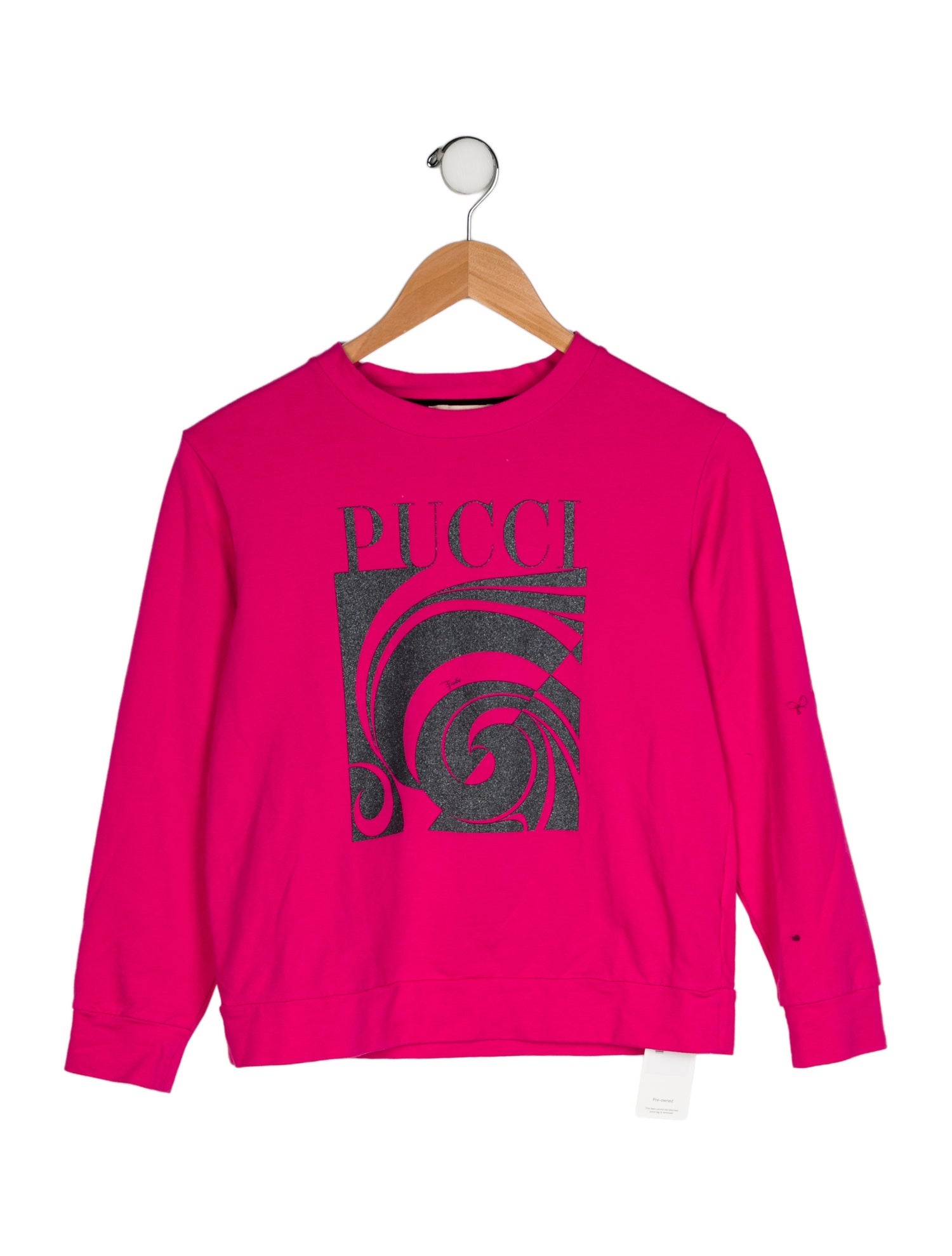 Emilio Pucci Girls' Graphic Crew Neck Sweatshirt