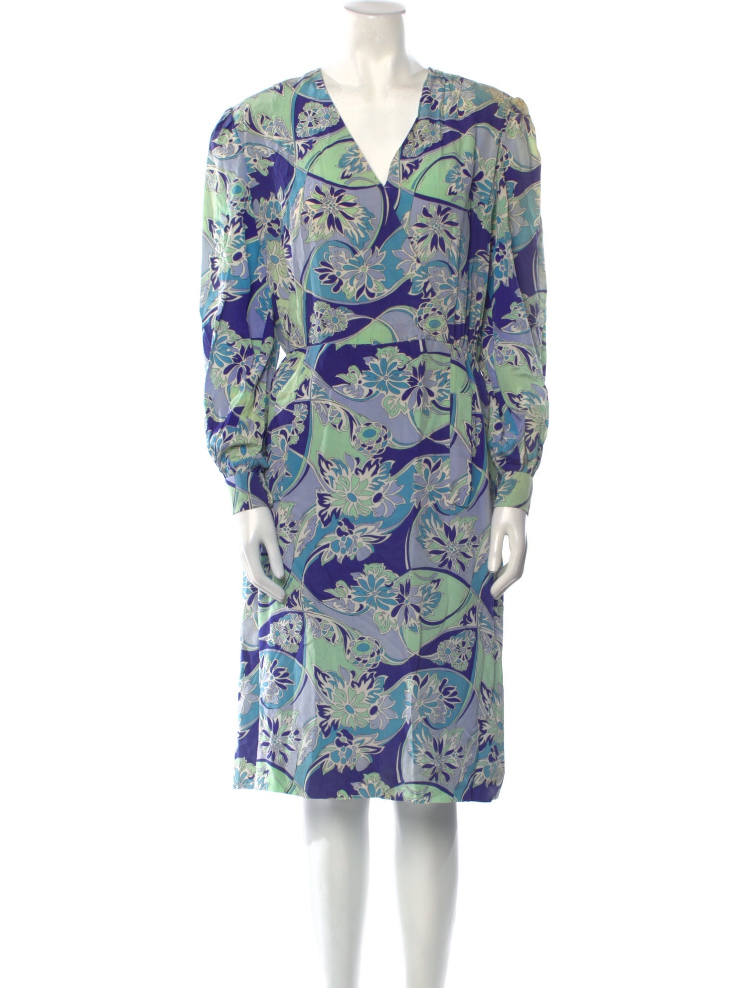 Emilio Pucci Silk Midi Length Dress