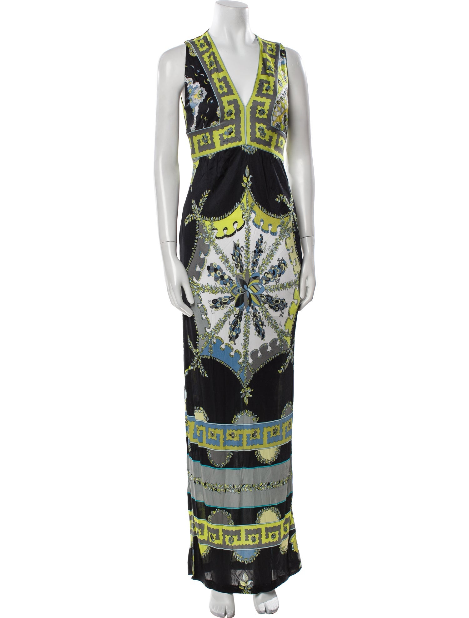 Emilio Pucci Printed Long Dress