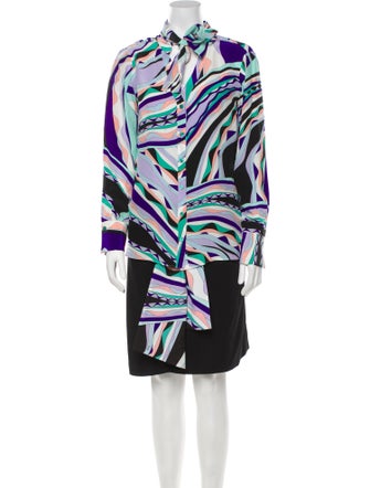 Emilio Pucci Printed Skirt Set