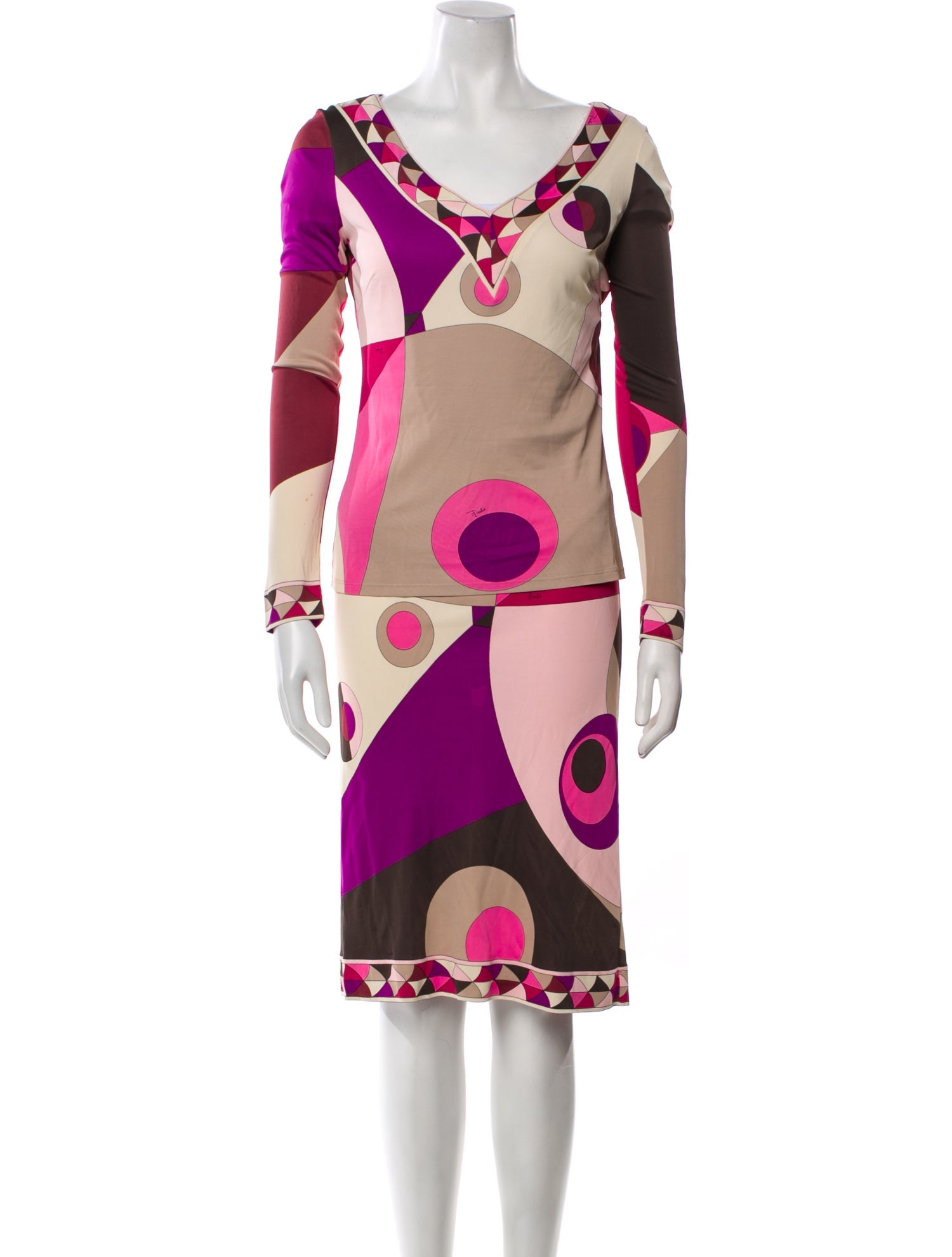 Emilio Pucci Vintage 2000's Skirt Set