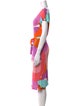 Emilio Pucci Printed Midi Length Dress