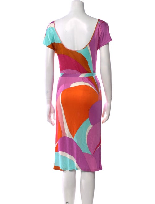 Emilio Pucci Printed Midi Length Dress