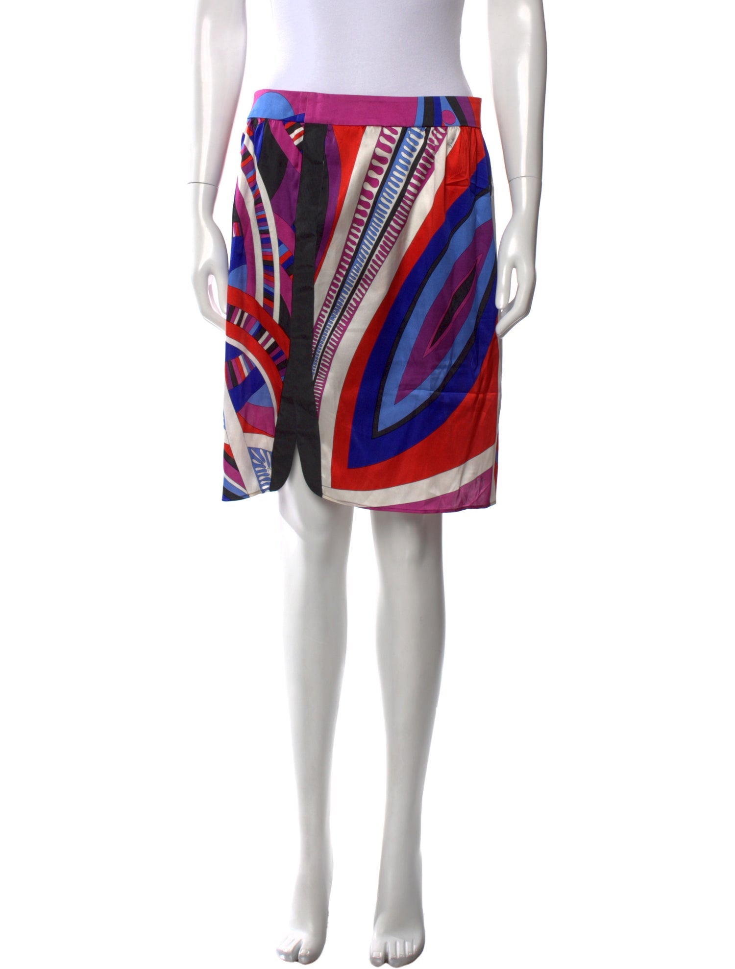 Emilio Pucci Silk Knee-Length Skirt