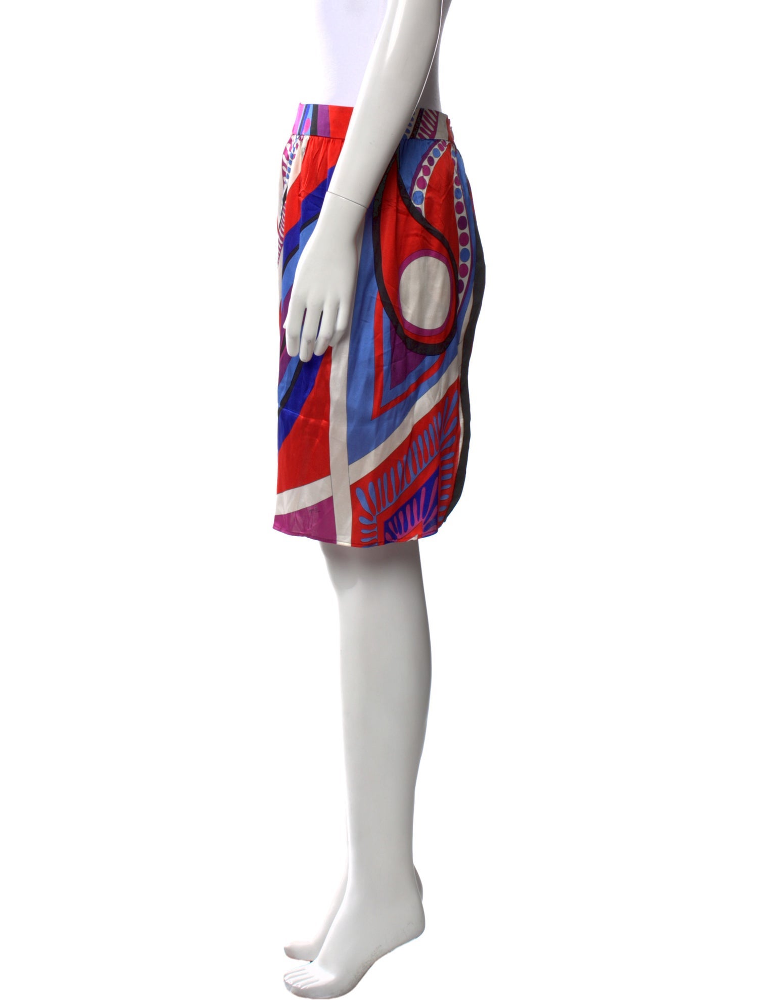 Emilio Pucci Silk Knee-Length Skirt