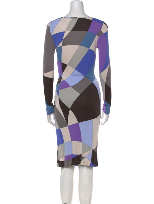 Emilio Pucci Printed Midi Length Dress