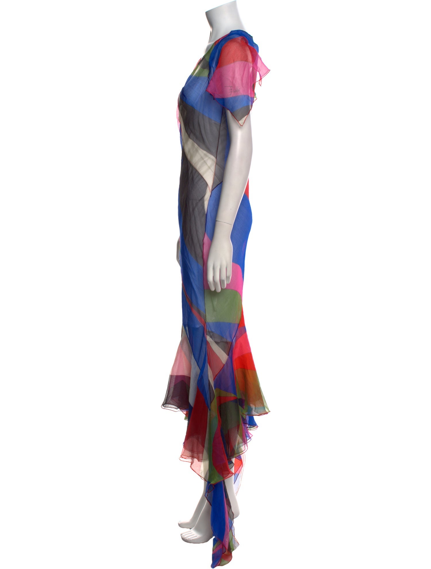 Emilio Pucci Silk Long Dress