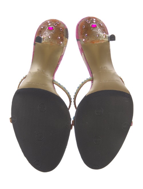 Emilio Pucci Satin Printed Slides