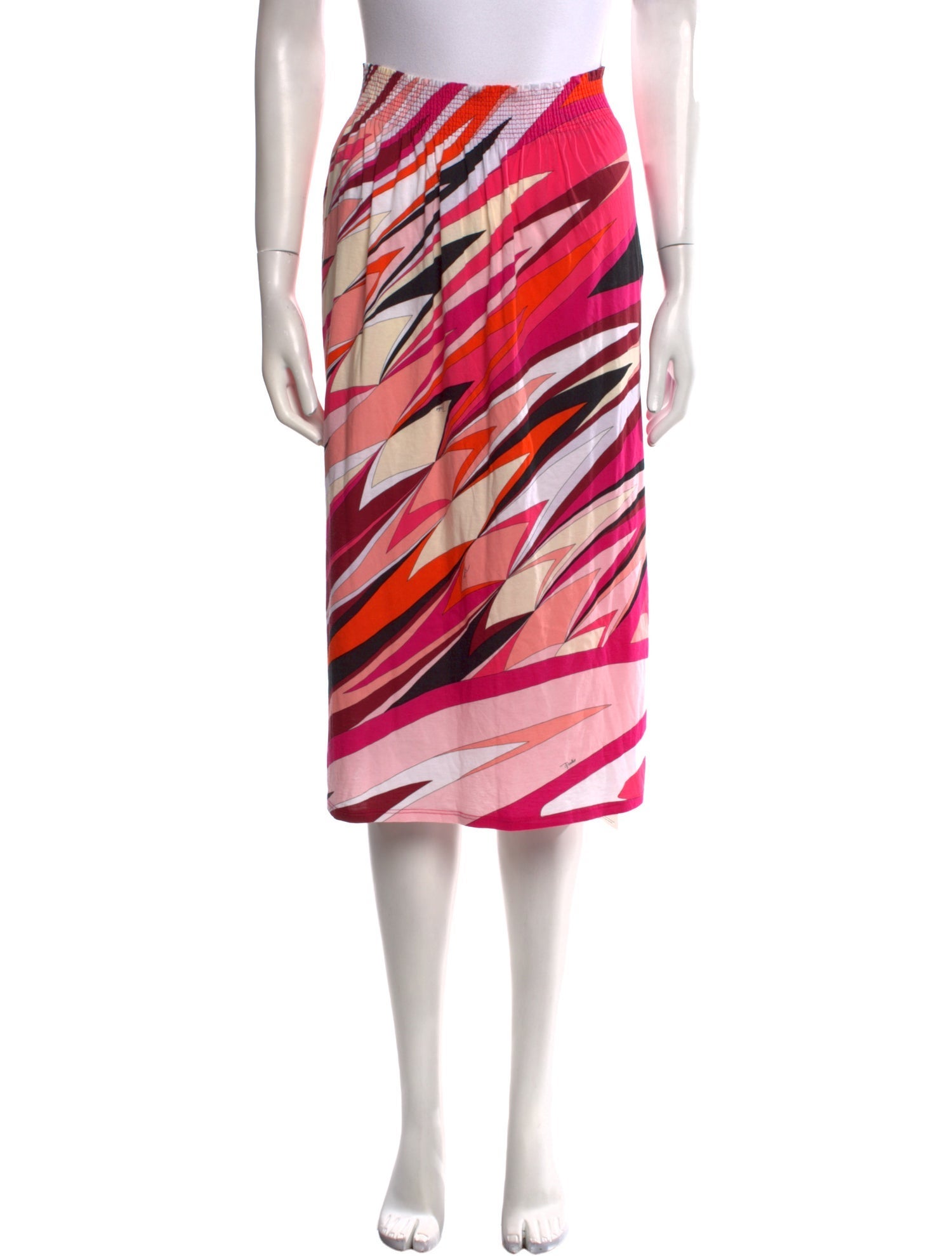 Emilio Pucci Printed Knee-Length Skirt