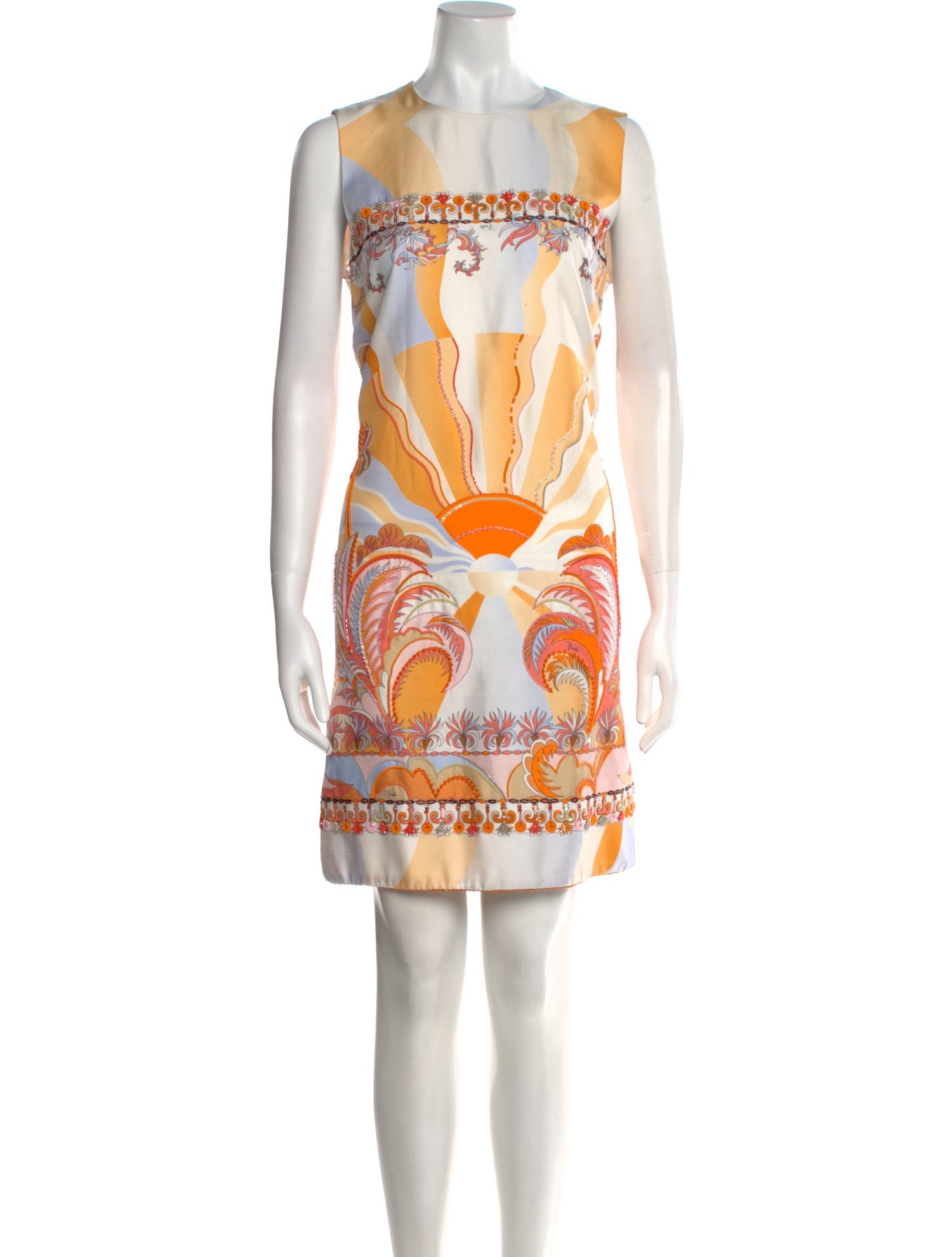 Emilio Pucci Printed Knee-Length Dress
