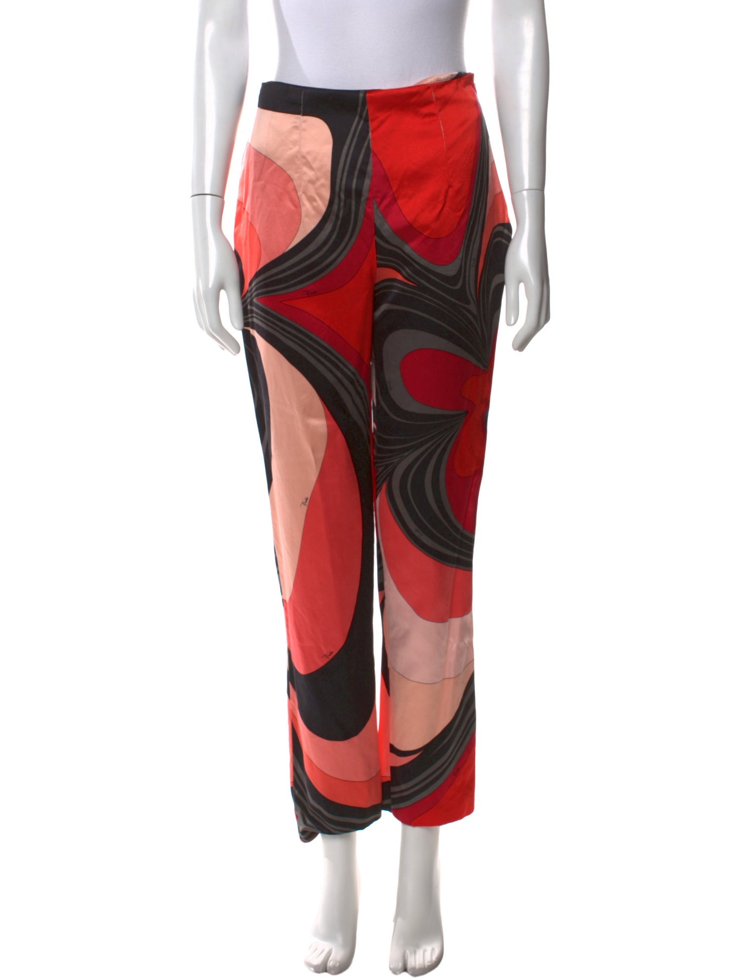 Emilio Pucci Printed Straight Leg Pants