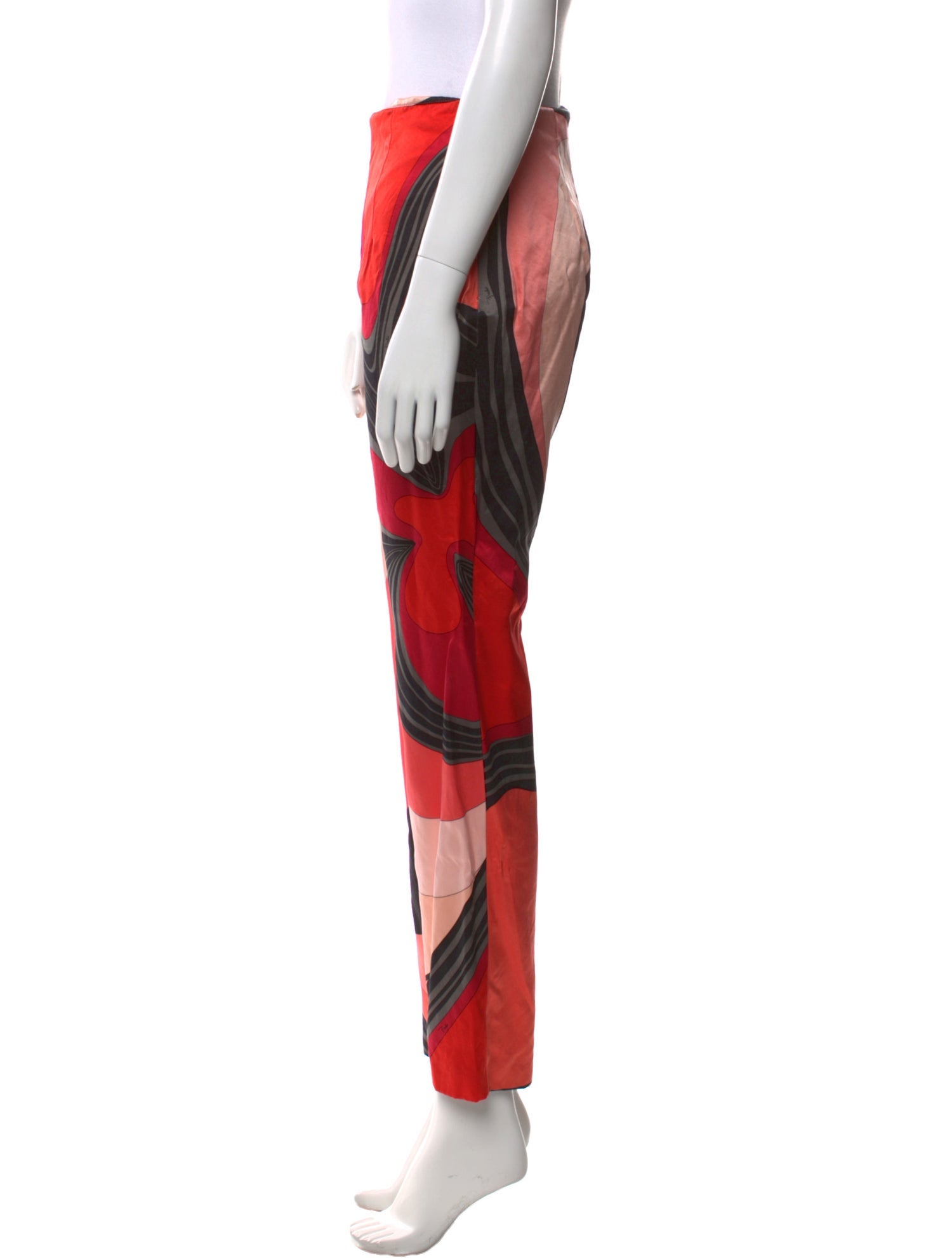 Emilio Pucci Printed Straight Leg Pants