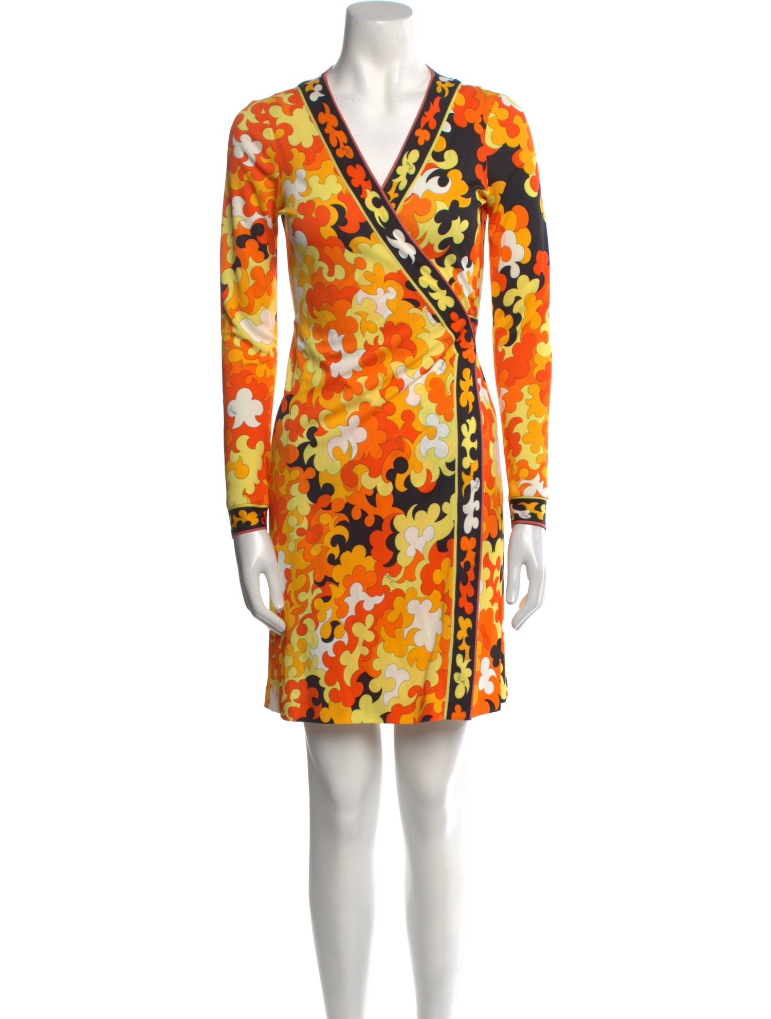 Emilio Pucci Floral Print Mini Dress
