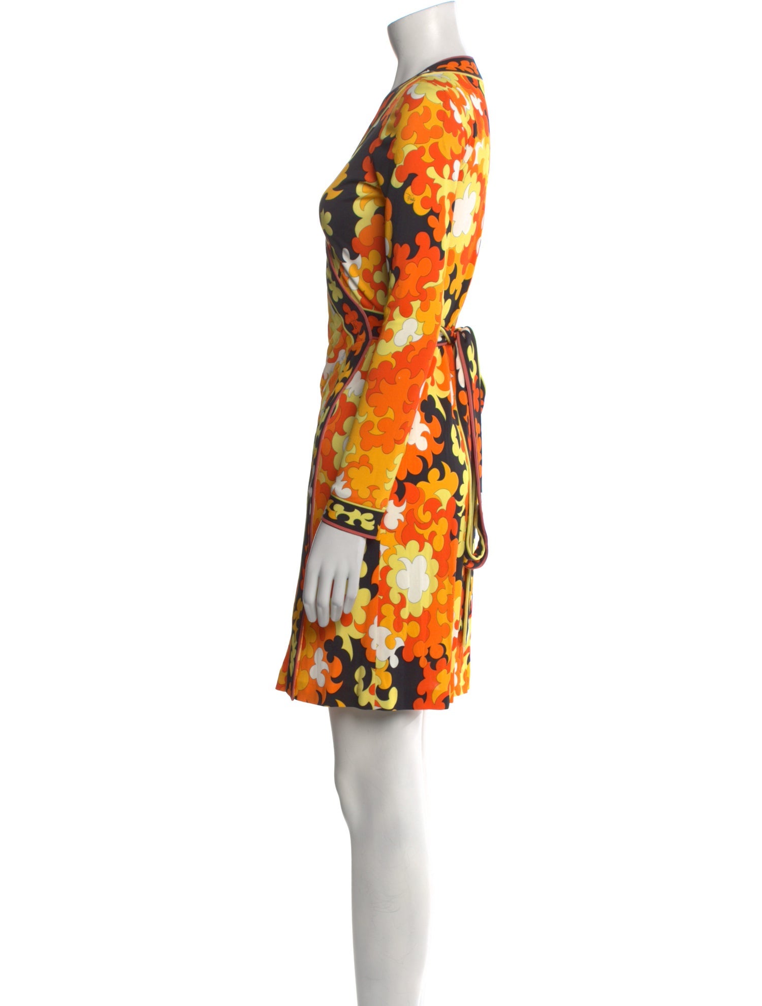 Emilio Pucci Floral Print Mini Dress