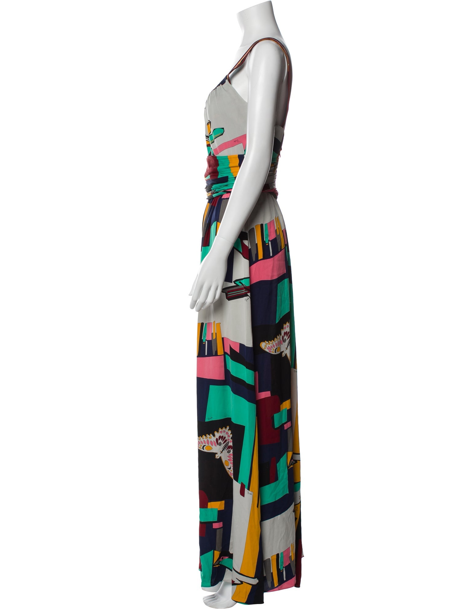 Emilio Pucci Silk Long Dress