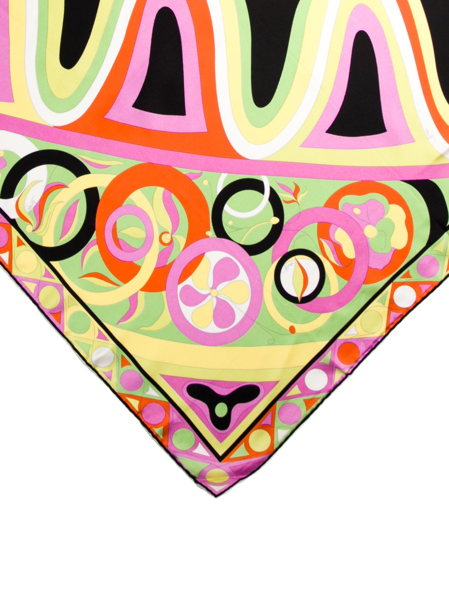 Emilio Pucci Silk Printed Scarf w/ Tags