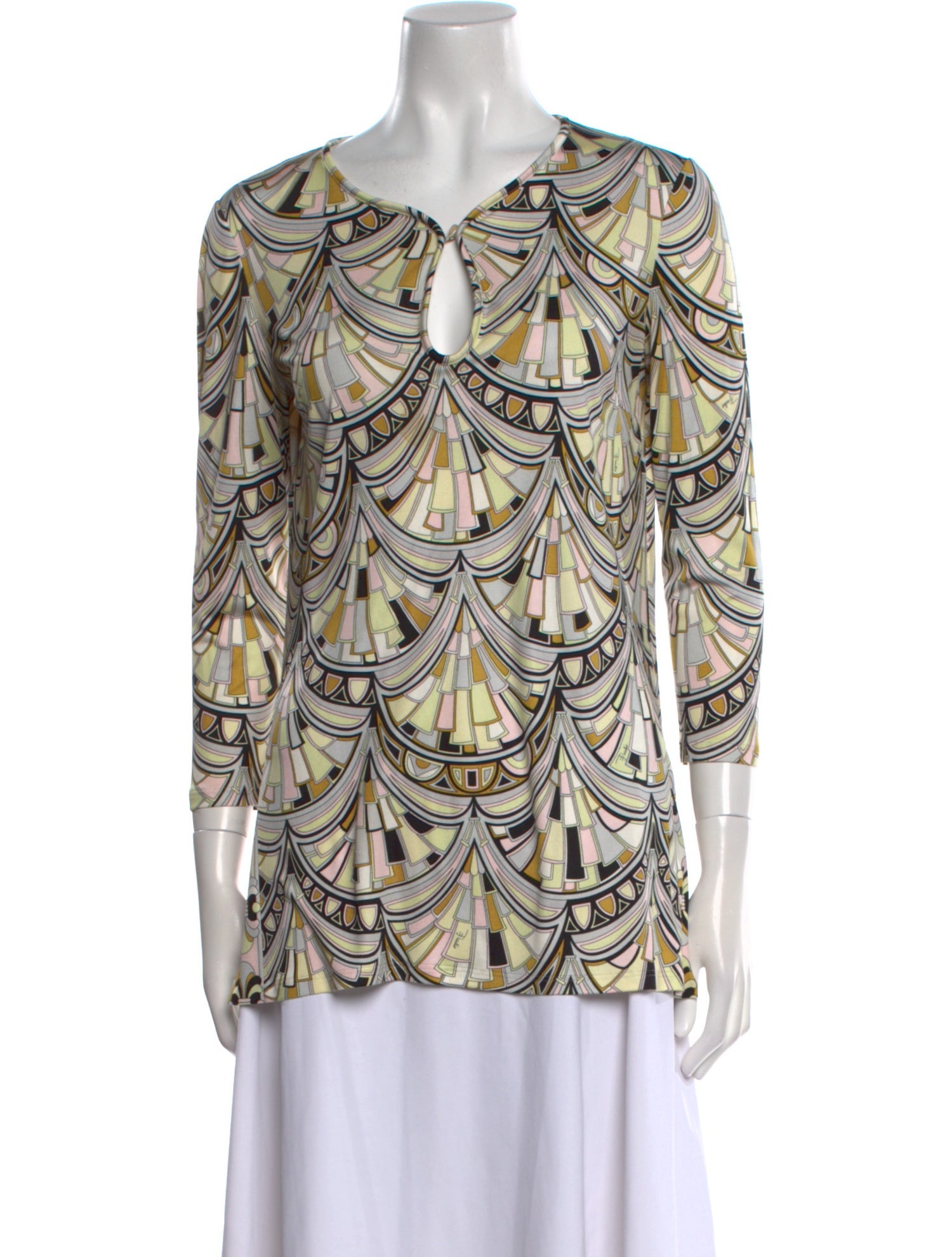 Emilio Pucci Silk Printed Tunic