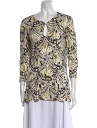 Emilio Pucci Silk Printed Tunic