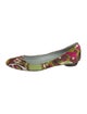 Emilio Pucci Satin Printed Flats
